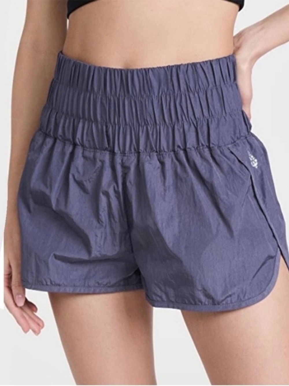 FP movement High-Waist Smocked Athletic Shorts